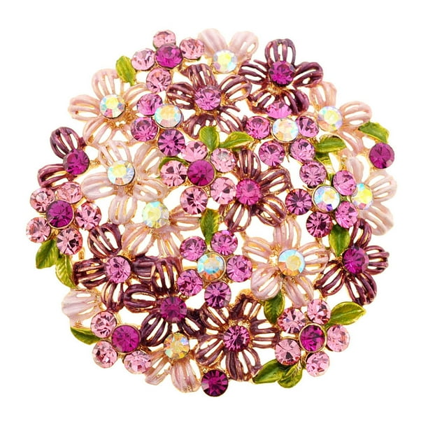 Fantasyard Crystal Flower Wedding Pin Fantasyard Crystal Flower Wedding Pin